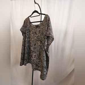 Torrid Island Silk Dolman Cross Back Crop Top